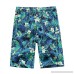 SSLR Men's Floral Quick Dry Hawaiian Aloha Swim Trunks Black B074T9BK4N